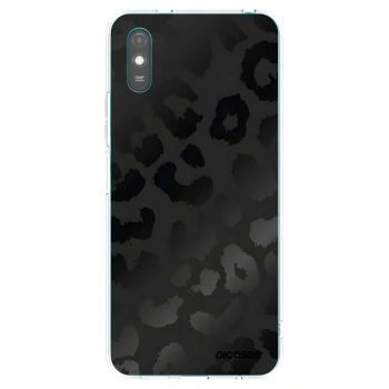 Picasee silikonska prozirna maskica za Xiaomi Redmi 9AT - Midnight Leopard