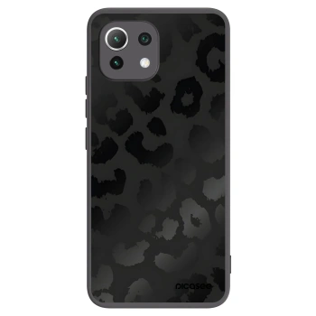 Picasee crna silikonska maskica za Xiaomi Mi 11 Lite - Midnight Leopard