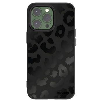 Picasee crna silikonska maskica za Apple iPhone 13 Pro - Midnight Leopard