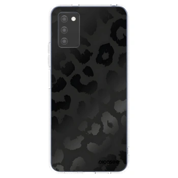 Picasee silikonska prozirna maskica za Samsung Galaxy A02s A025G - Midnight Leopard