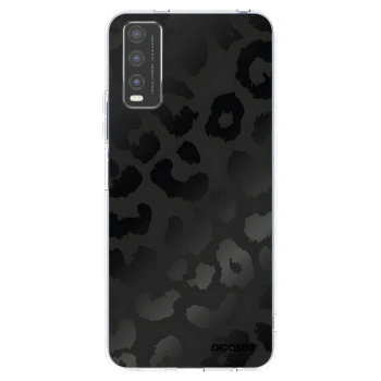Picasee silikonska prozirna maskica za Vivo Y20s - Midnight Leopard
