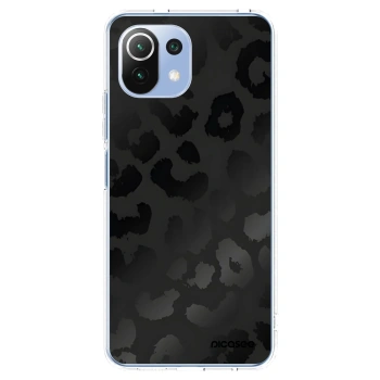 Picasee silikonska prozirna maskica za Xiaomi 11 Lite 5G NE - Midnight Leopard