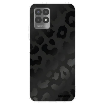 Picasee silikonska prozirna maskica za Realme 8i - Midnight Leopard