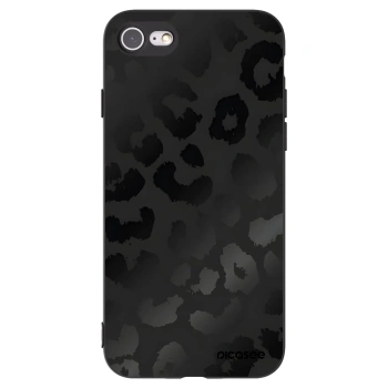 Picasee crna silikonska maskica za Apple iPhone SE 2022 - Midnight Leopard