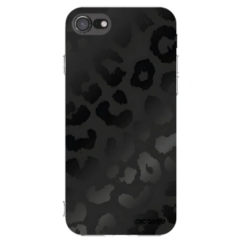 Picasee silikonska prozirna maskica za Apple iPhone SE 2022 - Midnight Leopard