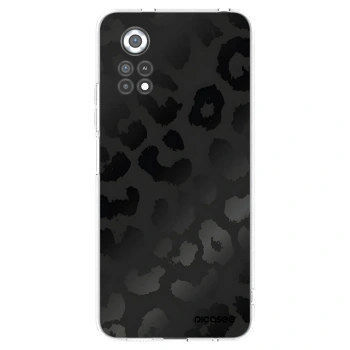 Picasee silikonska prozirna maskica za Xiaomi Poco X4 Pro 5G - Midnight Leopard