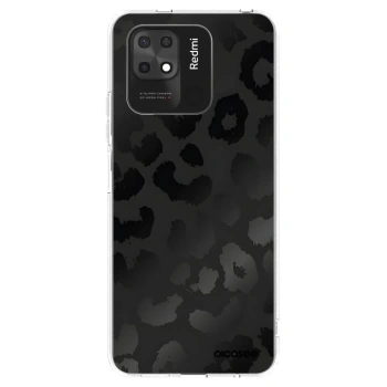 Picasee silikonska prozirna maskica za Xiaomi Redmi 10C - Midnight Leopard