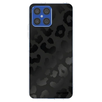 Picasee silikonska prozirna maskica za Honor X8 4G - Midnight Leopard