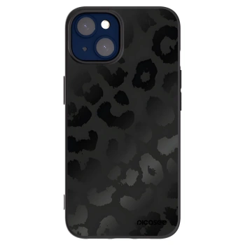 Picasee crna silikonska maskica za Apple iPhone 14 - Midnight Leopard