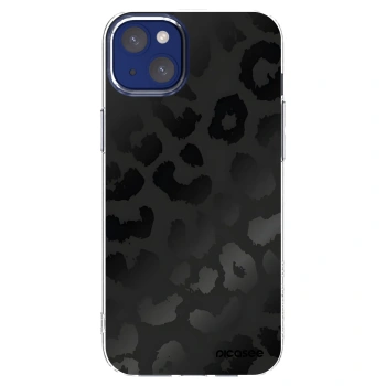 Picasee silikonska prozirna maskica za Apple iPhone 14 Plus - Midnight Leopard
