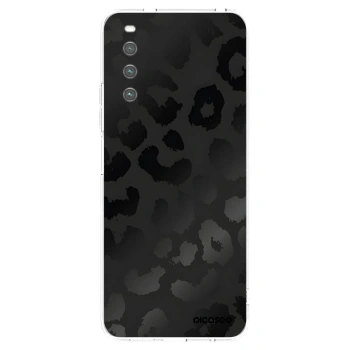 Picasee silikonska prozirna maskica za Sony Xperia 10 IV 5G - Midnight Leopard