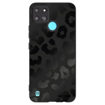 Picasee crna silikonska maskica za Realme C21Y - Midnight Leopard