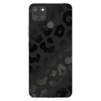 Picasee silikonska prozirna maskica za Realme C21Y - Midnight Leopard
