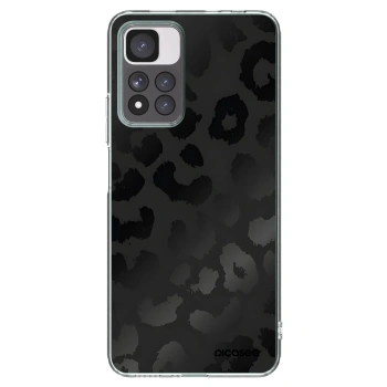 Picasee silikonska prozirna maskica za Xiaomi Redmi Note 11 Pro+ 5G - Midnight Leopard