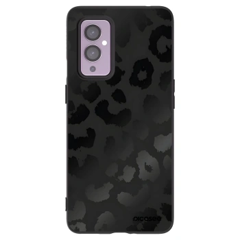Picasee crna silikonska maskica za OnePlus 9 - Midnight Leopard