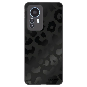 Picasee crna silikonska maskica za Xiaomi 12T Pro - Midnight Leopard