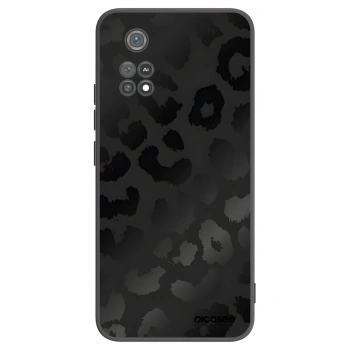 Picasee crna silikonska maskica za Xiaomi Poco M4 Pro - Midnight Leopard