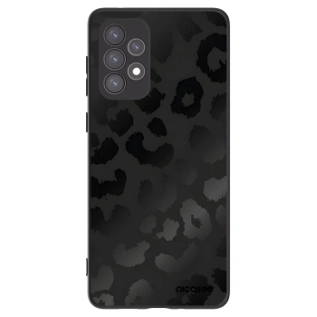 Picasee crna silikonska maskica za Samsung Galaxy A73 5G - Midnight Leopard