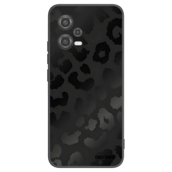 Picasee crna silikonska maskica za Xiaomi Poco X5 - Midnight Leopard