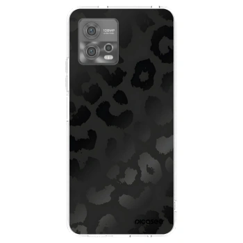 Picasee silikonska prozirna maskica za Motorola Moto G72 - Midnight Leopard