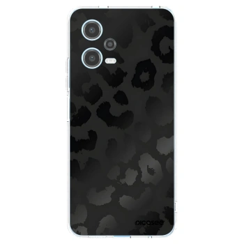 Picasee silikonska prozirna maskica za Xiaomi Redmi Note 12 5G - Midnight Leopard