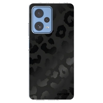 Picasee silikonska prozirna maskica za Xiaomi Redmi Note 12 Pro 5G - Midnight Leopard
