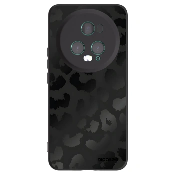 Picasee crna silikonska maskica za Honor Magic5 Pro - Midnight Leopard