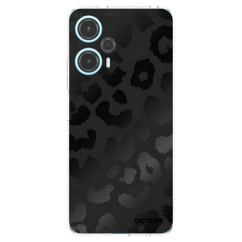Picasee silikonska prozirna maskica za Xiaomi Poco F5 - Midnight Leopard