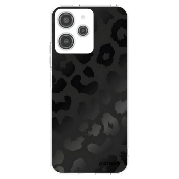 Picasee silikonska prozirna maskica za Xiaomi Redmi 12 4G - Midnight Leopard