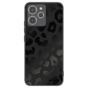 Picasee crna silikonska maskica za Xiaomi Redmi 12 4G - Midnight Leopard