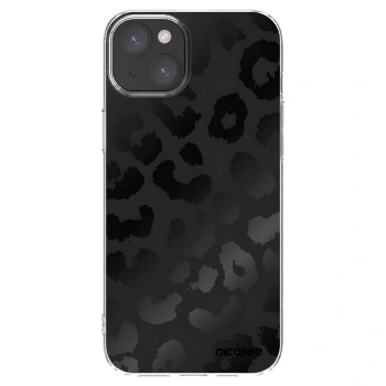 Picasee silikonska prozirna maskica za Apple iPhone 15 Plus - Midnight Leopard