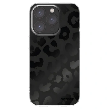 Picasee silikonska prozirna maskica za Apple iPhone 15 Pro - Midnight Leopard