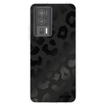 Picasee silikonska prozirna maskica za Xiaomi Poco F5 Pro 5G - Midnight Leopard