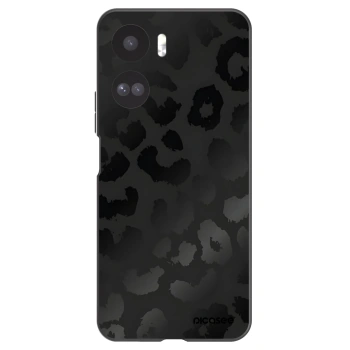 Picasee crna silikonska maskica za Honor 90 Lite 5G - Midnight Leopard