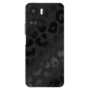 Picasee silikonska prozirna maskica za Honor 90 Lite 5G - Midnight Leopard