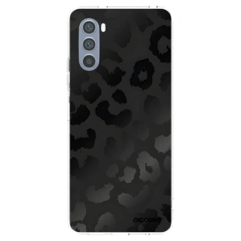 Picasee silikonska prozirna maskica za Motorola Moto G62 - Midnight Leopard