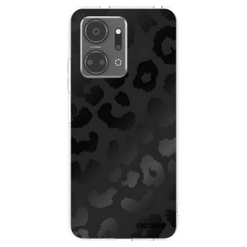 Picasee silikonska prozirna maskica za Honor X7a - Midnight Leopard