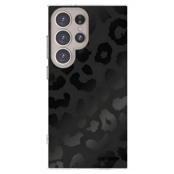 Picasee silikonska prozirna maskica za Samsung Galaxy S24 Ultra S928B 5G - Midnight Leopard