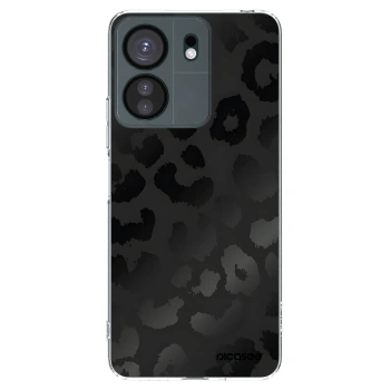 Picasee silikonska prozirna maskica za Xiaomi Redmi 13C 4G - Midnight Leopard