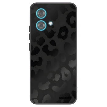 Picasee crna silikonska maskica za Motorola Edge 40 Neo - Midnight Leopard