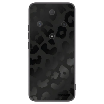 Picasee crna silikonska maskica za Honor Magic6 Lite 5G - Midnight Leopard