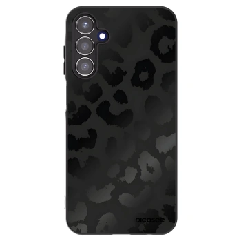 Picasee crna silikonska maskica za Samsung Galaxy A15 A155F 4G - Midnight Leopard