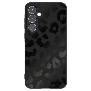 Picasee crna silikonska maskica za Samsung Galaxy A55 5G A556B - Midnight Leopard