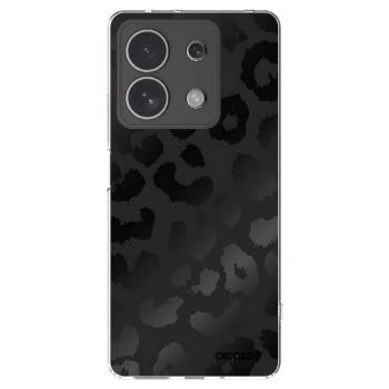 Picasee silikonska prozirna maskica za Xiaomi Redmi Note 13 4G - Midnight Leopard