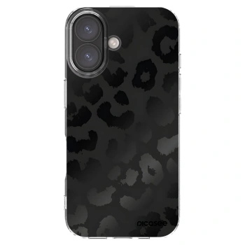 Picasee silikonska prozirna maskica za Apple iPhone 16 - Midnight Leopard