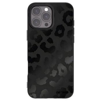 Picasee crna silikonska maskica za Apple iPhone 16 Pro Max - Midnight Leopard