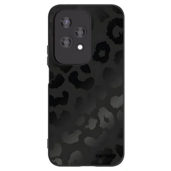 Picasee crna silikonska maskica za Honor 200 Lite - Midnight Leopard