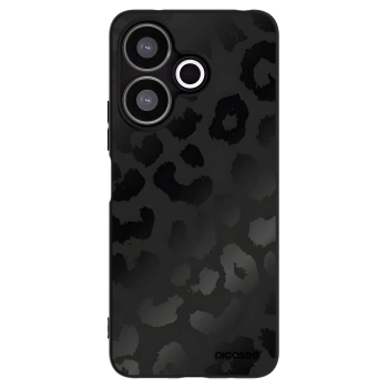 Picasee crna silikonska maskica za Xiaomi Redmi 13 4G - Midnight Leopard