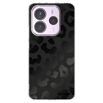Picasee silikonska prozirna maskica za Xiaomi Redmi Note 14 5G - Midnight Leopard