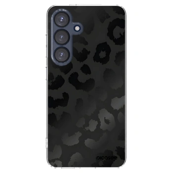 Picasee silikonska prozirna maskica za Samsung Galaxy S25 5G - Midnight Leopard